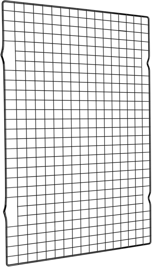 BRIOUT Cooling Rack for Baking, 16x10 Inches Baking Rack, Thick Wire Cookie Rack for Cooking, Roasting, Grilling, Drying, Oven Safe, Fits Half Sheet Pan, Black by Briout