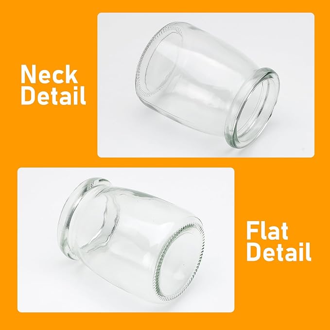 Brajttt Mini Yogurt Jars 6 Pack, 7 oz Glass Favor Jars with Cork Lids, Pudding Containers with Lids, Mason Jar Wedding Favors Honey Pot with Label Tags and String - Image 5