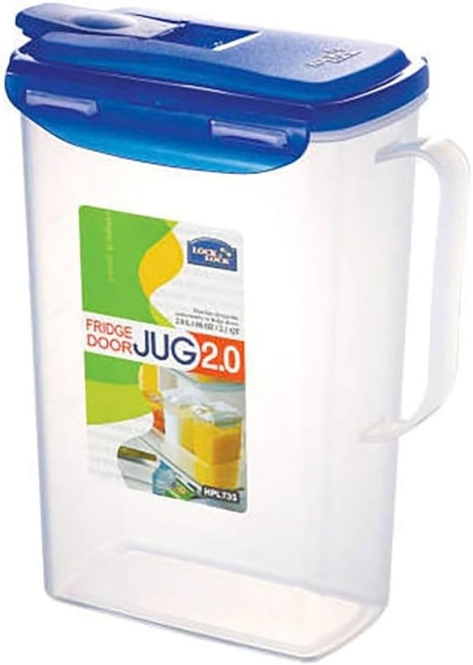 Lock & Lock Fridge Door Water Jug with Flip Top Lid 70.55-oz / 8.5-cup by LocknLock