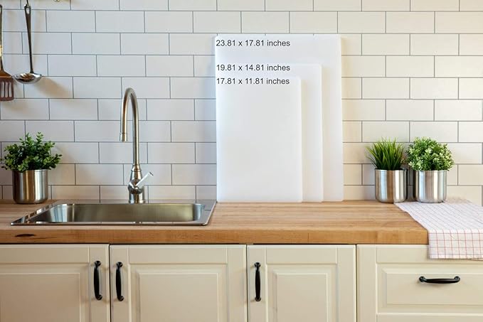 Thirteen Chefs 24 x 18 Large Yellow Cutting Board for Poultry and Chicken - Commercial Grade HDPE for Food Service, 1/2" Thick Dishwasher Safe Poly - Image 6