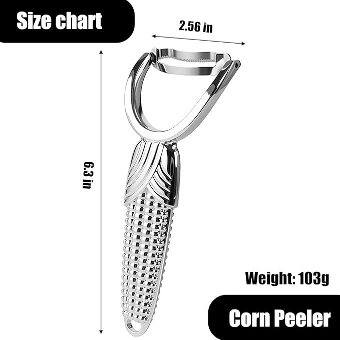 2 Packs Corn Peeler for Corn on the Cob,2026 Upgraded corn cob stripper tool,Corn on the Cob Remover,Corn Cob Stripper tool Easy to Clean,Sweet Corn Cutter,Corn Cob Peeler