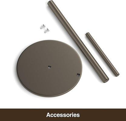 Bronze Kitchen Paper Holder, Oil Rubbed Bronze Paper Towel Holder, Kitchen Roll Organizer, Countertop Roll Dispenser with Weighted Base - Image 5