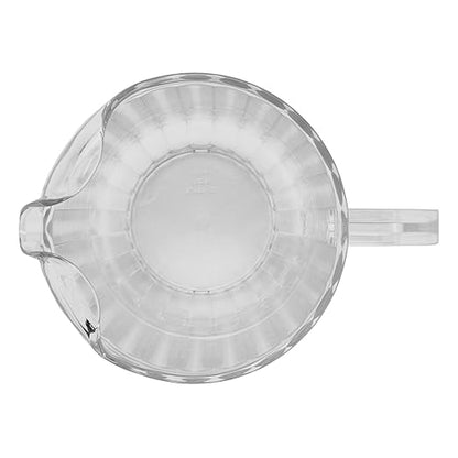 G.E.T. P-2064-1-CL BPA-Free Break-Resistant Restaurant Style Plastic Pitcher, 60 Ounce, Clear (Set of 12) - Image 2