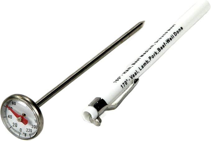 Chef Craft Select Instant Read Thermometer, 5.5 inches in Length, Stainless Steel by ChefCraft