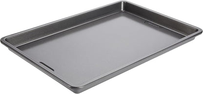 GoodCook PRO Medium Baking Sheet Pan Nonstick Warp & Scratch-Resistant Dishwasher-Safe Carbon Steel Construction for Even Baking Oven Safe to 480°F, 10 x 15-Inch, Gray