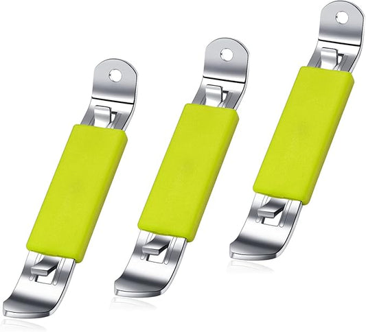 3 Pieces Magnetic Bottle Openers Can Opener Classic Beer Opener Stainless Steel Small Bottle Opener Can Tapper with Magnet for Camping and Traveling HANCELANT (Green)4.52 X 0.87 X 0.79 inches by HANCELANT