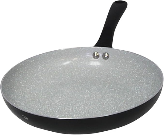 IMUSA 12" Premier Ceramic Nonstick Fry Pan with Cool Touch Handle, Matte Black by VisitIMUSA