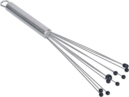 Restaurantware 10.5 in Stainless Steel Ball Whisk with Silicone Tips - German Standard Sauce & Gravy Whisk, Non-Scratch, Dishwasher Safe - Non-Stick Safe Silicone Ball Whisk for Baking - Image 12