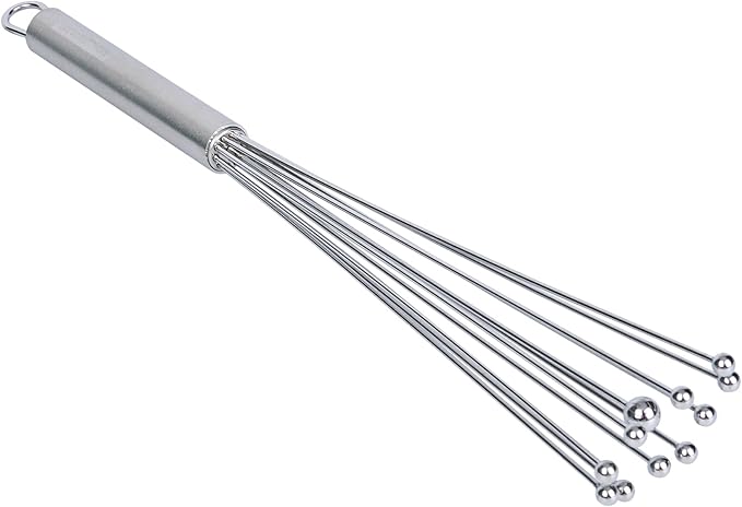 Restaurantware 12.5 in Stainless Steel Ball Whisk - 24 Pack - German Standard Egg Beater with Ergonomic Handle, Dishwasher Safe - Manual Mixer Cooking Whisk for Baking, Stirring, Sauces, Beating - Image 13