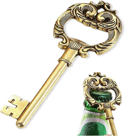 Vintage Key Bottle Opener for Bar Antique Style Beer Wine Openers Traditional Festival Dinner Cool Design Bartenders Cute Tools Men and Women Unique Present Idea