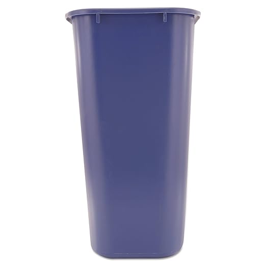 Rubbermaid Commercial Products Deskside Recycling Can, 10.25-Gallon/41-Quart, Blue Recycling Symbol, Plastic, for Bedroom/Bathroom/Office/Under Desk/Sink, Pack of 12 - Image 2