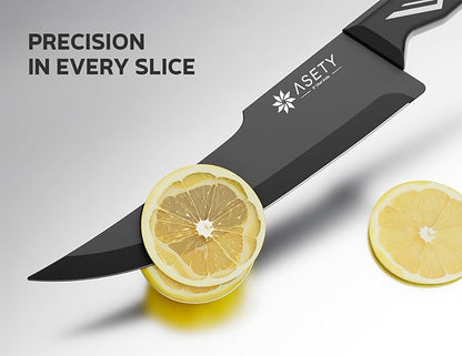 Knife Set - 15 PCS Kitchen Knife Set with Built-in Knife Sharpener Block - Stainless Steel Knife Block Set - Dishwasher Safe, Elegant Box for Men Women, Mothers Day, White - Image 7