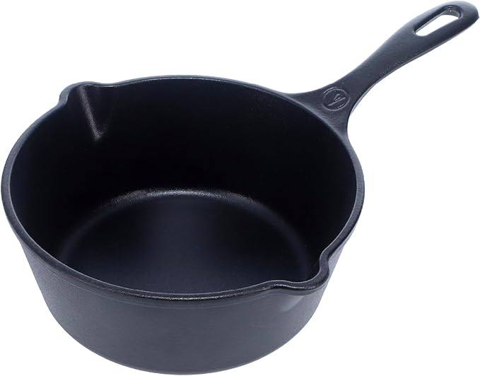 Victoria Cast Iron Saucepan, Cast Iron Melting Pot, Made in Colombia, 2QT by VictoriaCastIron
