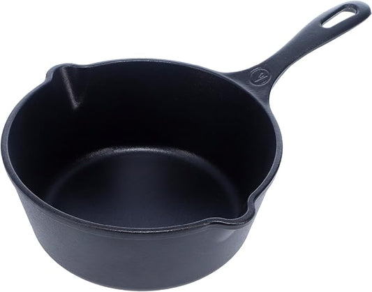 Victoria Cast Iron Saucepan, Cast Iron Melting Pot, Made in Colombia, 2QT by VictoriaCastIron