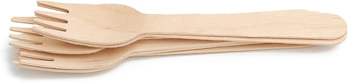 Perfect Stix Green Fork 158-250ct Disposable Wooden Forks (Pack of 250), Plain Forks, 6"L x 1.3"W - Image 9