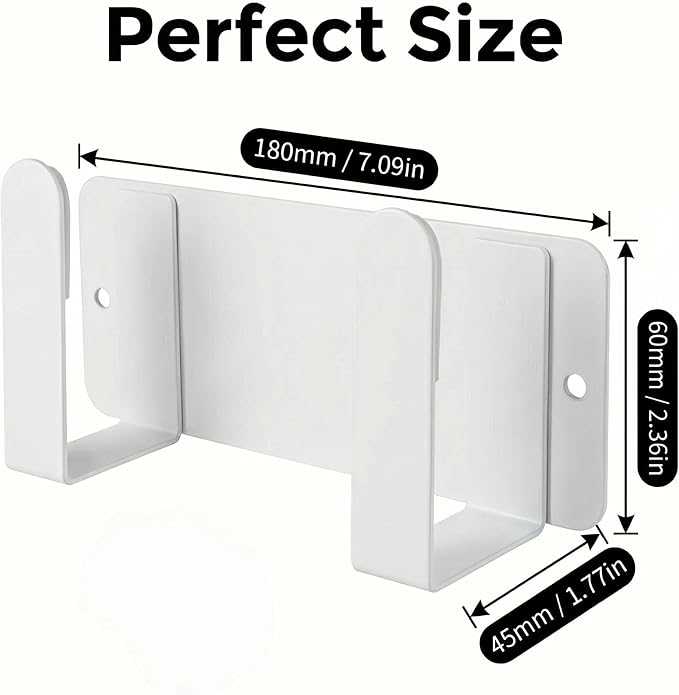 Pot Lid Rack, Wall Mounted 304 Stainless Steel Pan Lid Organizer Holder, Self Adhesive, Kitchen Cooking Utensil Tool (White) - Image 9