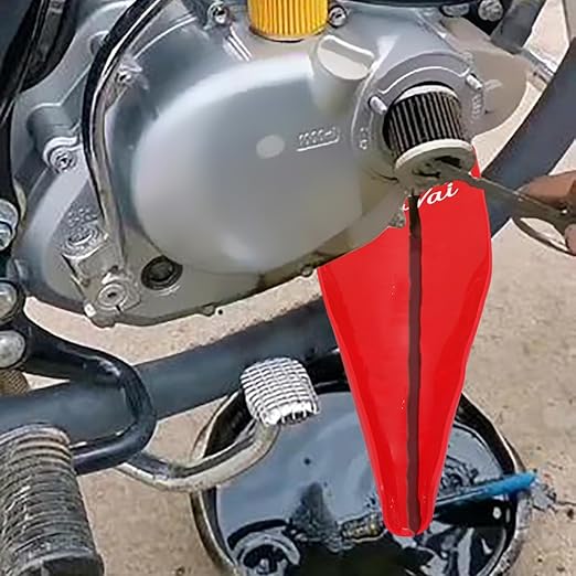 Flexible Funnel for Oil Change, Form a Funnel for Automotive Use. Oil Change Equipment for Oil Filter and Drain Plugs in Awkward Places. Flex Oil Drain Sheet Can be Molded Into Different Shape - Image 5