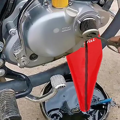 Flexible Funnel for Oil Change, Form a Funnel for Automotive Use. Oil Change Equipment for Oil Filter and Drain Plugs in Awkward Places. Flex Oil Drain Sheet Can be Molded Into Different Shape - Image 5