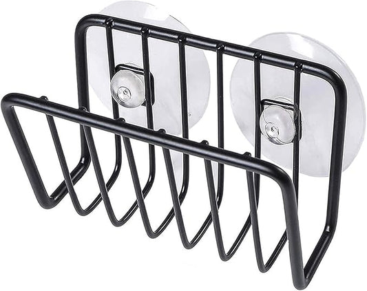 Toplife Sponge Holder for Kitchen Sink, Rust-Proof Suction Cup Sponge Caddy - Black by Toplife