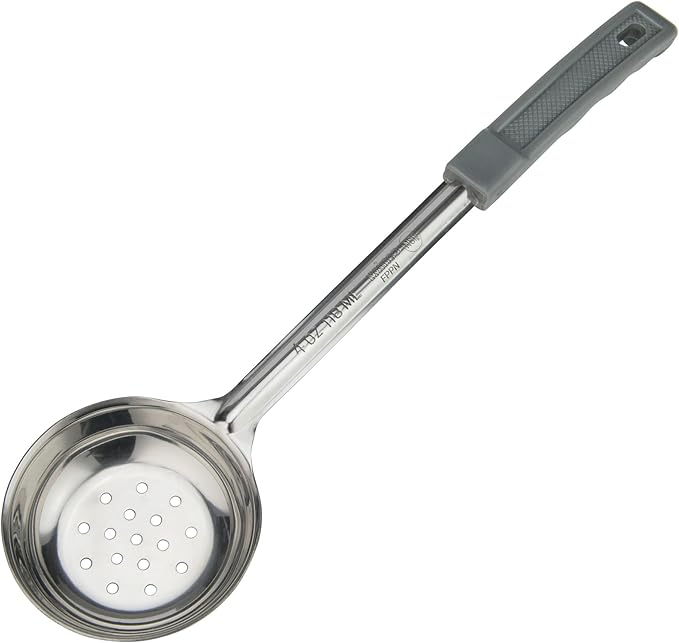 Winco Prime Food Portioner, NSF Listed, Perforated, 4 Ounce, Gray by Winco
