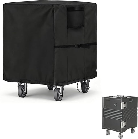 Food Warmer Cover, Heavy Duty Waterproof and Dustproof Covers for CAMMOO VEVOR Pearington FOHERE Food Warmer Hot Box 95QT & 82QT - 26"L x 19"W x 24"H