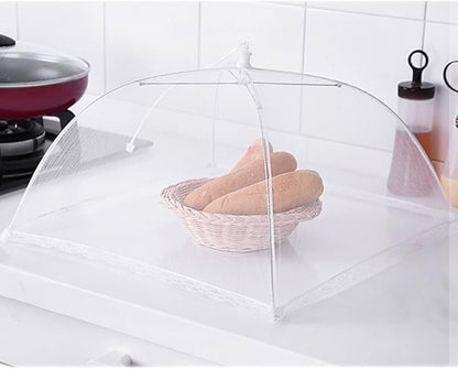 Simply Genius Pop-Up Mesh Food Cover Tent - 17 x 17 in, White, 3-Pack, Compact - Camping Essentials & Picnic Food Covers - Outdoor Party Essentials - Image 6