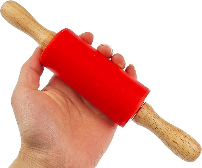 4 Pack Small Rolling Pin for Kids, Kids Rolling Pin for Home Kitchen (9 Inch) - Image 4
