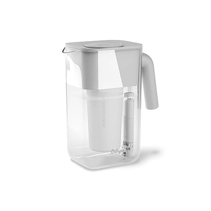 Culligan with ZeroWater Technology 10-Cup Water Filter Pitcher – Includes 5-Stage Advanced Water Filter, IAPMO Certified to Reduce Lead, Total PFAS (Forever Chemicals), Mercury, Fluoride, and Chlorine by CulliganWater