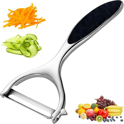 Vegetable peelers for Kitchen, Y shaped peeler for Vegetables, Fruits, Potatoes with Ergonomic Grip, 1 Pack by Leaflai