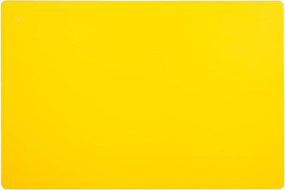 Thirteen Chefs Large 18 x 12 Yellow Cutting Board - Professional 1/2 Inch Thick HDPE for Poultry and Chicken - Food Service and Restaurant Certified - Image 3
