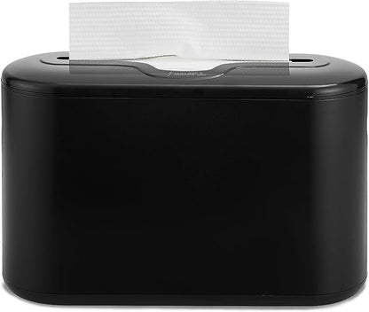 Multifold Paper Towel Dispenser Countertop - Compact Folded Paper Towel Holder for Kitchen/Bathroom, Black Space-Saving Design, Compatible with Marathon Folded Paper Towel by modunfulbathroom