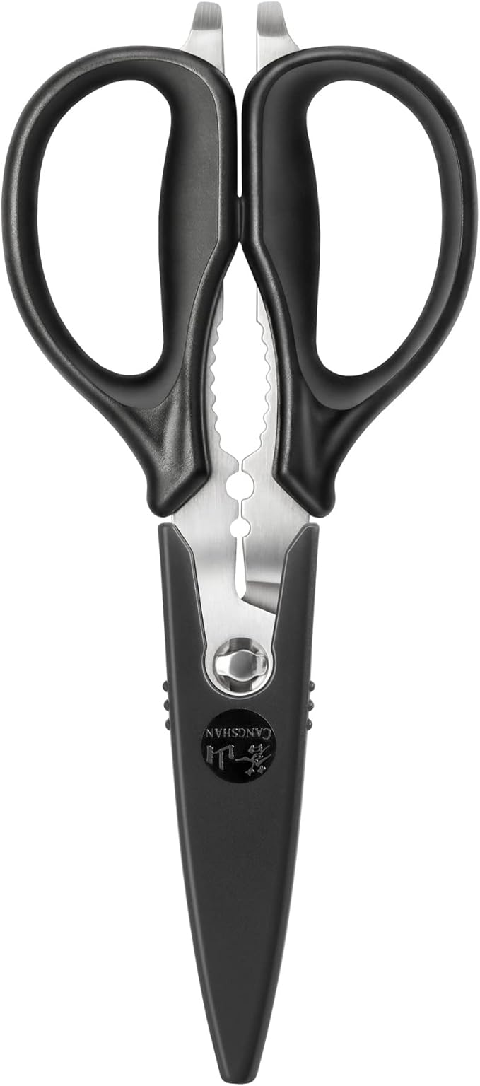 Cangshan 503343 9-inch Heavy-Duty Come-Apart Kitchen Shears with Guard - Image 4