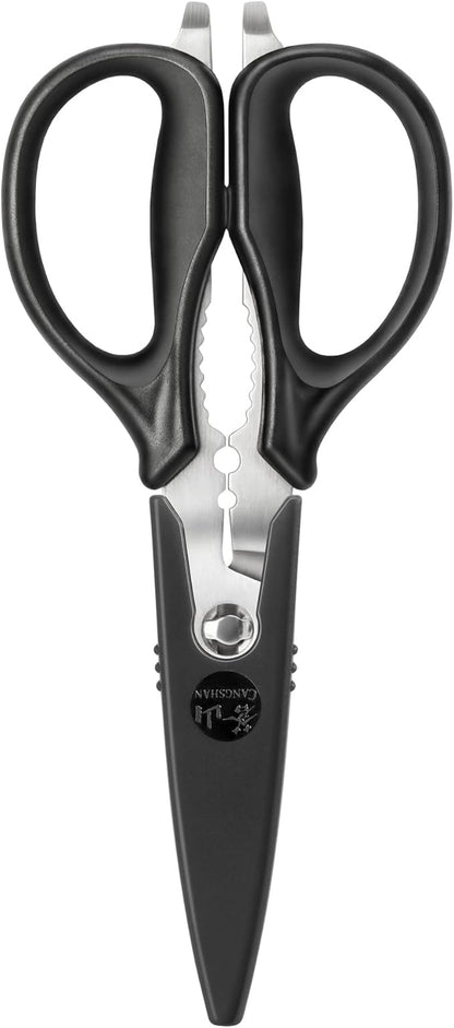 Cangshan 503343 9-inch Heavy-Duty Come-Apart Kitchen Shears with Guard - Image 4
