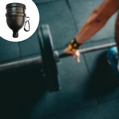 Protein Powder Container to Go - Mini with Keychain and Keyring for Water Bottles & Shakers(150ml) - Image 6