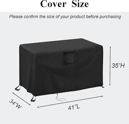 Crawfish Boiler Cover, Fit for CreoleFeast CFB3001 70 QT, Outdoor Waterproof Heavy Duty Crawfish Seafood Boiler Cover - 41" L x 34" W x 35" H