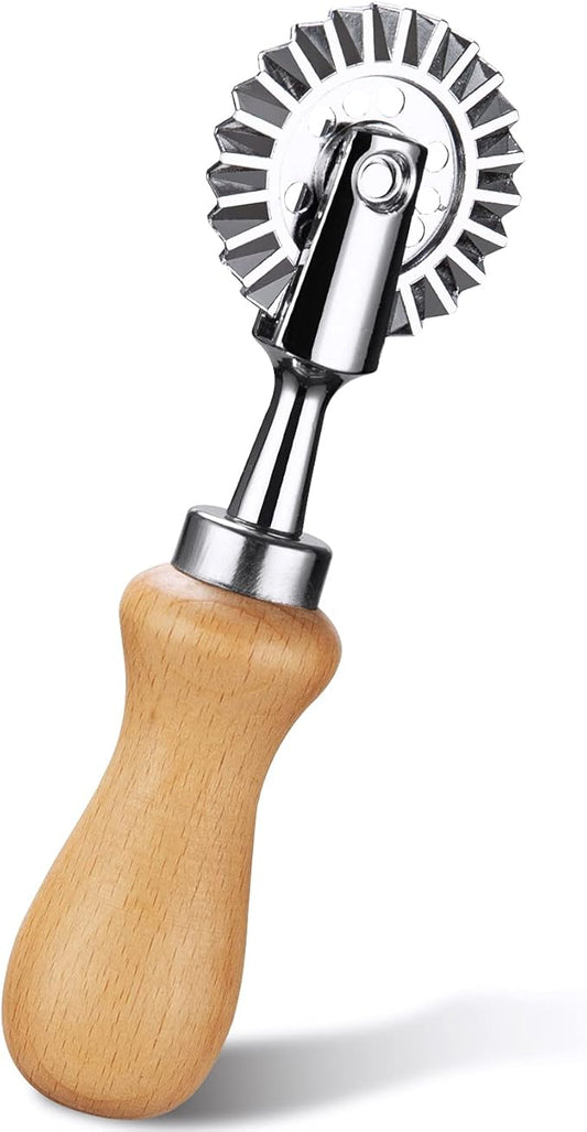 Pastry Wheel Cutter - Pasta Cutter Wheel - Ravioli Crimper Cutter Wheel for Home and Kitchen Use, 1.3inch by Unknown