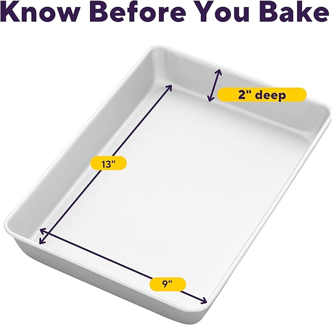 Wilton Aluminum 9x13 Inch Rectangular Sheet Pan, Made With Natural Anodized Aluminum, Made Without PFAS, Bakeware Optimal For Even Heating