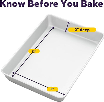 Wilton Aluminum 9x13 Inch Rectangular Sheet Pan, Made With Natural Anodized Aluminum, Made Without PFAS, Bakeware Optimal For Even Heating
