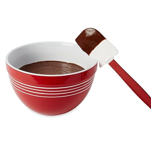 Rubbermaid Commercial Products High Heat Resistant Silicone Heavy Duty Spatula/Food Scraper 13.5-Inch 500 Degrees F Red Handle for Baking/Cooking/Mixing Commercial Dishwasher Safe - Image 4