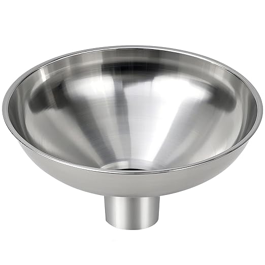 Kitchen Funnel, Stainless Steel funnels for Kitchen use Filling Bottles, one-piece Funnel is Seamless and can be Used to Transfer Oils, Spices, and Powder mixes, and is Easy to Clean by Unknown