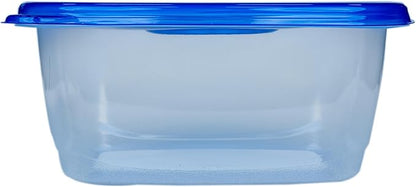 Glad GladWare Deep Dish Food Storage Containers with Lids, Large Rectangle BPA Free Plastic for Soups Salads and Meal Prep, Lock Tight Seal, Microwave Dishwasher Safe, 64 Oz, 3 Count - Image 5