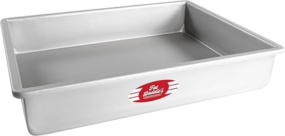 Fat Daddio's POB-12163 Anodized Aluminum Sheet Cake Pan, 12 x 16 x 3 Inch