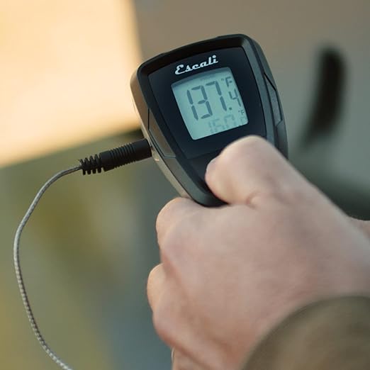 Escali Infrared Surface and Probe Digital Thermometer 40-inches Plug-in Probe, Two-in-One Adjustable Temperature Alert - Image 8