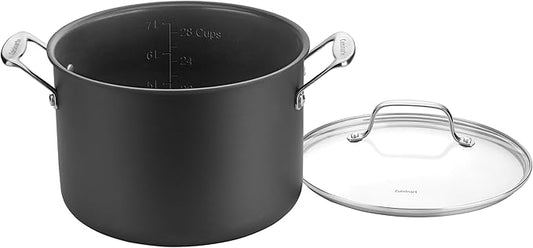 Cuisinart Chef's Classic PURELYCERAMIC™ Nonstick PFAS Free Hard-Anodized 8-Quart Stockpot with Cover, 666C-24
