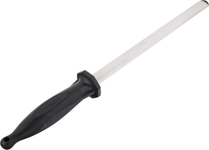 Mercer Culinary-M15910 Diamond Honing Steel, 10 Inch,Black
