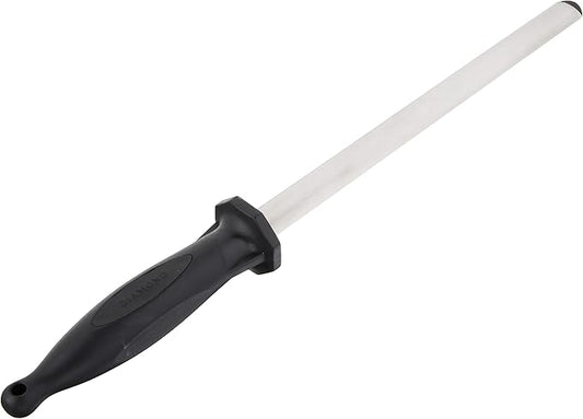 Mercer Culinary-M15910 Diamond Honing Steel, 10 Inch,Black