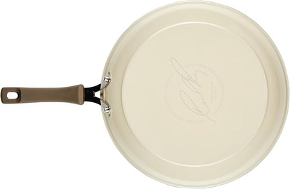 Rachael Ray Cook + Create Nonstick Frying Pan/Skillet, 12.5 Inch - Almond - Image 11