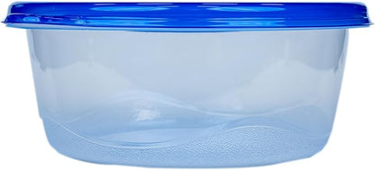 Glad GladWare Big Bowl Food Storage Containers with Lids, Large Round BPA Free Plastic Containers for Soups, Salads, and Meal Prep, Lock Tight Seal, Microwave Dishwasher Safe, 48 Oz, 3 Count - Image 5