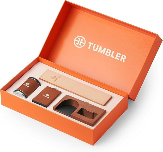 Tumbler Rolling Knife Sharpener Starter Set - Knife Sharpening Made Easy - Ultimate Gift for Father's Day by TUMBLER