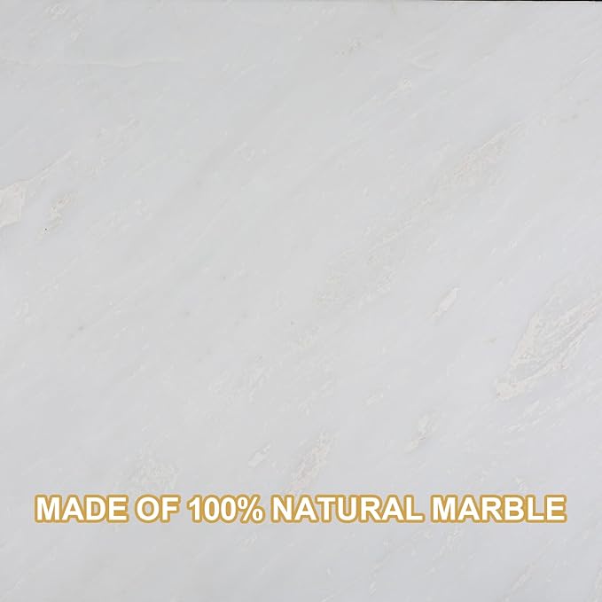 Koville Natural Marble Paper Towel Holder Countertop, 6“ Genuine Stone Paper Towel Holder Stand for Kitchen Storage, for Standard Rolls(Namib Fantasy) - Image 6